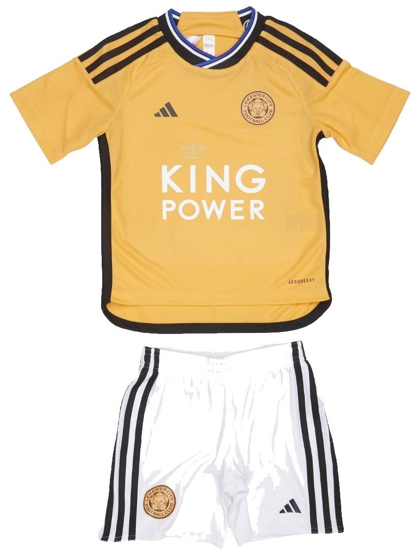 Kit infantil III Leicester City 2023 2024 Adidas oficial
